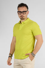 Polo Mezza Manica 100% Cotone Piquet | 2 per €40 | Lime 37