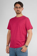 T-Shirt Mezza Manica 100% Cotone Basic | 2 per €30 | Fucsia 25