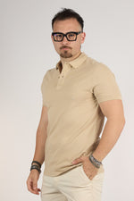 Polo Mezza Manica 100% Cotone Piquet | 2 per €40 | Beige 08
