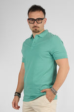 Polo Mezza Manica 100% Cotone Piquet | 2 per €40 | Verde Acqua 52