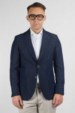 Giacca Effetto Chambray Ultra Sottile | Jeans