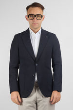 Giacca Jersey Elasticizzata | Blu