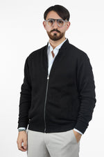 Cardigan Zip Intera No Stiro | 2 per €40 | Nero