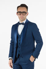 Basic Tuxedo with Waistcoat | Parliament Blue