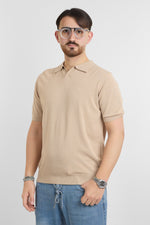Polo in Cotone Crepe Finezza 16 | 2 per €60 | Beige