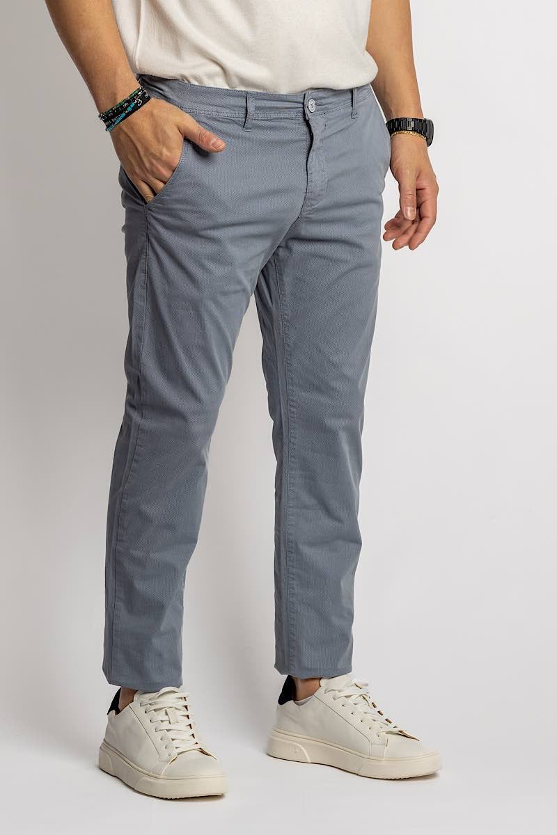 Pantalon semi slim sale