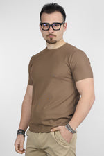 T-Shirt Mezza Manica Active No Stiro Lavorata 0503 | 2 per €30 | Fango