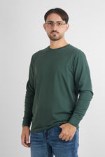 T-Shirt M/L Jersey di Cotone 66404 | 2 per €40 | Verde