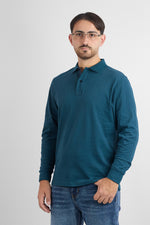 Polo M/L Jersey di Cotone 66481 | 2 per €50 | Petrolio 66
