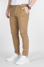 Pantalone Capri Basic in Cotone 009 | 2 per €50 | Camello