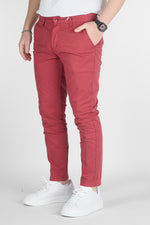 Pantalone Capri Basic in Cotone 009 | 2 per €50 | Rosso
