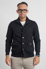 Cardigan Bottoni e Tasche 251069 | Nero