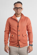 Cardigan Bottoni e Tasche 251069 | Mattone