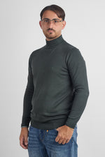 Pullover Lupetto 1/2 Collo Basic 6055 | 2 per €40 | Verde