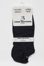 3 Fantasmini | Filo Di Scozia - Rimagliato a Mano | Nero