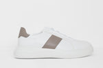 Sneaker Triple Elastic Bicolor Bianca | Kaki