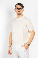 Cotton Crepe Polo 16 Gauge | 2 for €60 | White