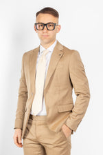 Robe à deux boutons Solaro Tina | Beige 88