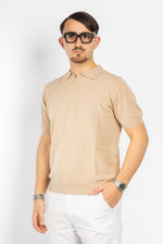 Polo in Cotone Crepe Finezza 16 | 2 per €60 | Beige