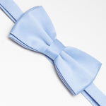 Noeud papillon de couleur unie | Céleste