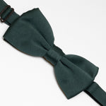 Nœud papillon de couleur unie | Vert foncé