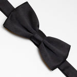 Noeud papillon de couleur unie | Noir