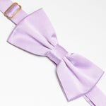 Nœud papillon de couleur unie | Lilas