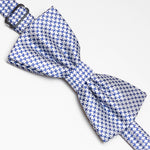 Nœud papillon fantaisie | Blanc Bleu