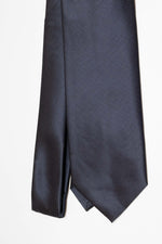 Cravatta Tre Pieghe Tinta Unita | Blu Scuro