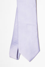 Cravate à trois plis de couleur unie | Poussière