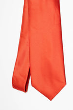 Three Fold Tie Solid Color | Orange