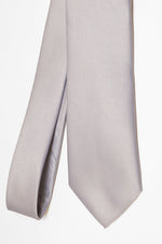 Three Fold Tie Solid Color | Grey
