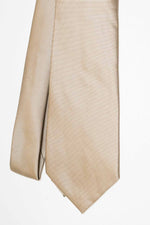Cravate à trois plis de couleur unie | Vieil or Or