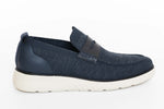Mocassino Active in Tela | Blu