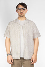 Chemise oversize à manches mi-longues en mélange de lin | Beige 01