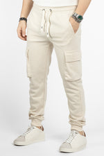 Pantalon de survêtement cargo en coton | 2 pour 40 € | Beige 15