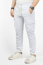 Pantalon de survêtement cargo en coton | 2 pour 40 € | Blanc 16