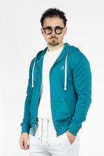Cotton Zip Up Hoodie | 2 For €40 | Petrol 32