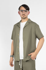 Coordinato Malta in Tessuto Lavorato Oversize | 2 per €40 | Verde Militare 8