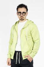 Sweat à capuche zippé en coton | 2 pour 40 € | Citron vert 26