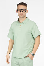 Coordinato Short in Tessuto Lavorato | 2 per €40 | Verde Mela 34