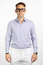 Camicia No Stiro Slim Riga Media 8320 | Blu 7