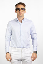 Camicia No Stiro Slim Riga Media 8320 | Celeste 6