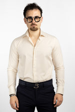 Camicia No Stiro Slim Basic 8428 | Champagne 22