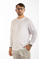 T-Shirt Manica Lunga Caldo Cotone Basic | 2 per €40 | Bianca