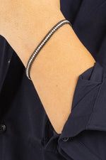 Bracciale Tennis Mixed | Bianco Nero