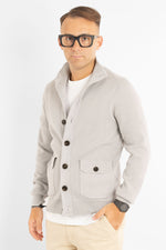 Cardigan with Buttons and Pockets | Ice