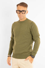 Pull ras du cou doux 31154 | 2 pour 50 € | Vert