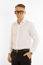 Chemise basique slim sans repassage | Blanc
