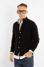 Cashmere Blend Button-Up Cardigan 2377 | 2 for €60 | Black